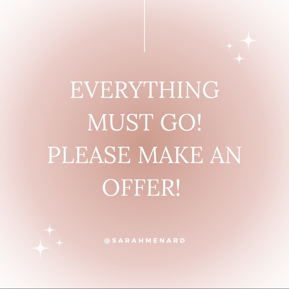 OPEN TO OFFERS